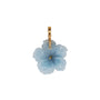 Load image into Gallery viewer, Yellow Gold and Carved Aquamarine Hibiscus Pendant
