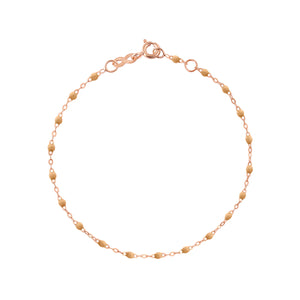 Classic Gigi Bracelet in Rose Gold, 6.7"