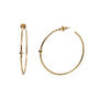 Load image into Gallery viewer, Gold Vermeil and Diamond DNA Spring Medium Hoops
