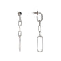 Load image into Gallery viewer, Elegance Rhodium Plated Silver Ultrafine Drop Earring
