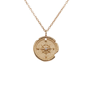 Small Compass Necklace