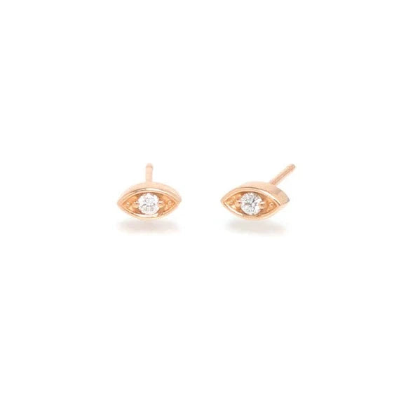 Small Diamond Eye Studs