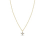 Load image into Gallery viewer, 14K Prong Diamond Quad Necklace
