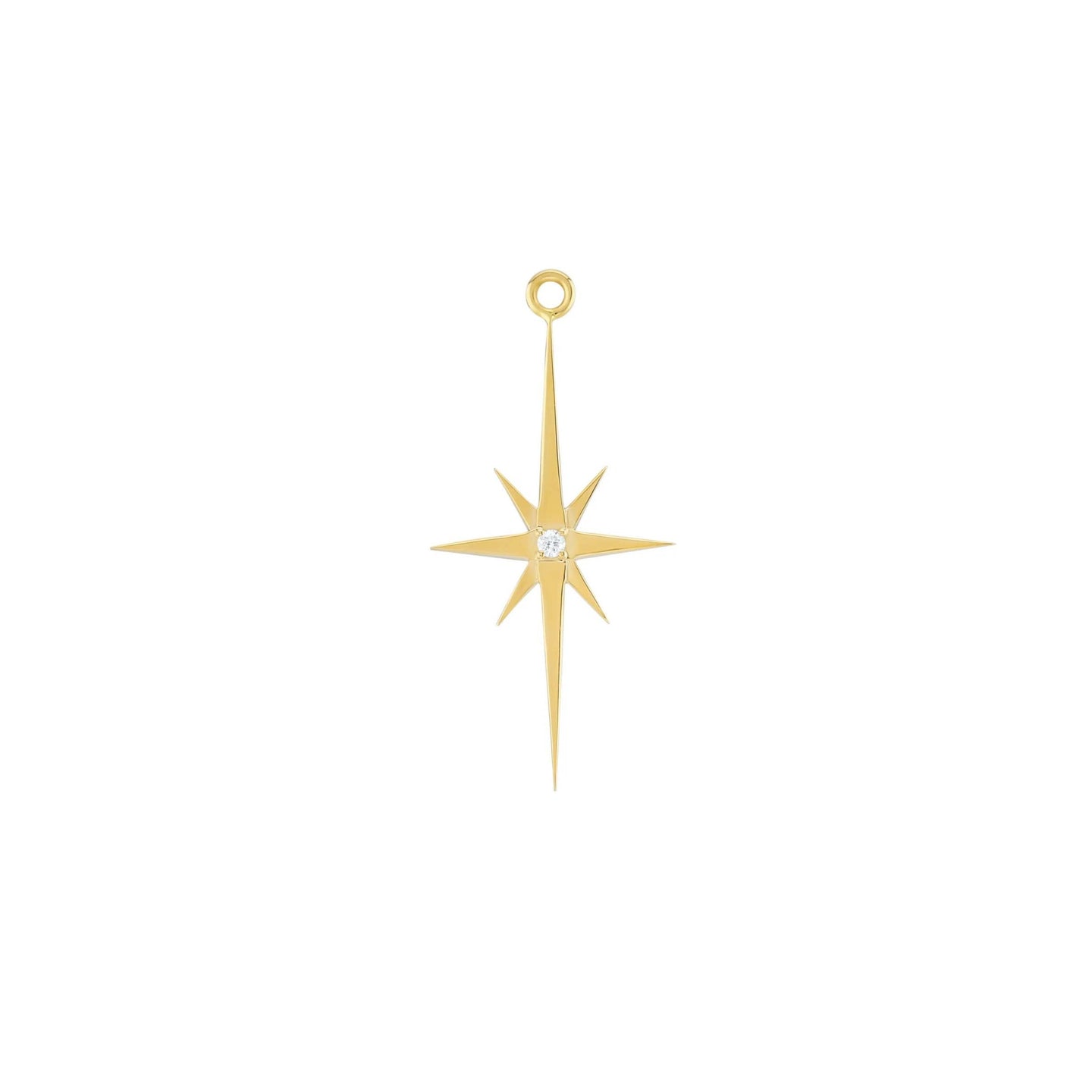 Grande Astra Star Plaque with Diamonds