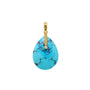 Load image into Gallery viewer, Yellow Gold and Kazakhstan Turquoise Pendant
