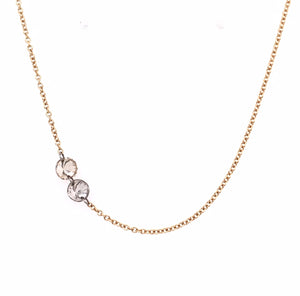 Inverted Free Set Diamond Necklace