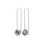 Load image into Gallery viewer, Balance Tormalinated Quartz Long Drop Earrings
