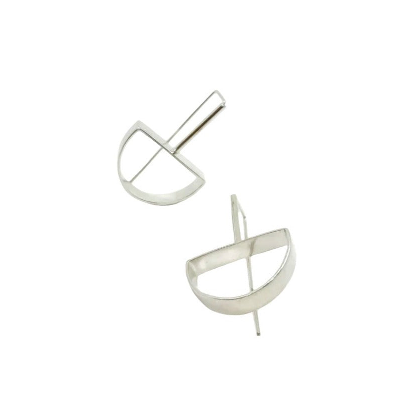 Medium Minima Half Moon Earrings